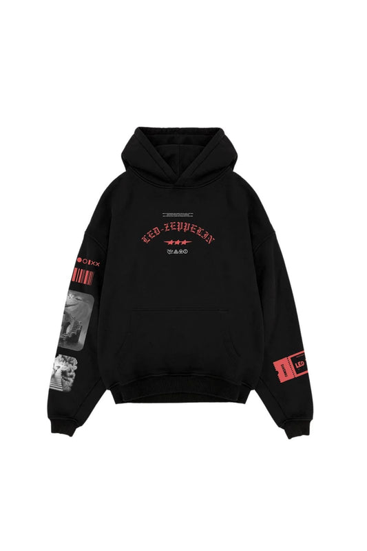 Led Aesthetic Hoodie – 360 GSM Heavyweight (Front & Back Statement Prints)