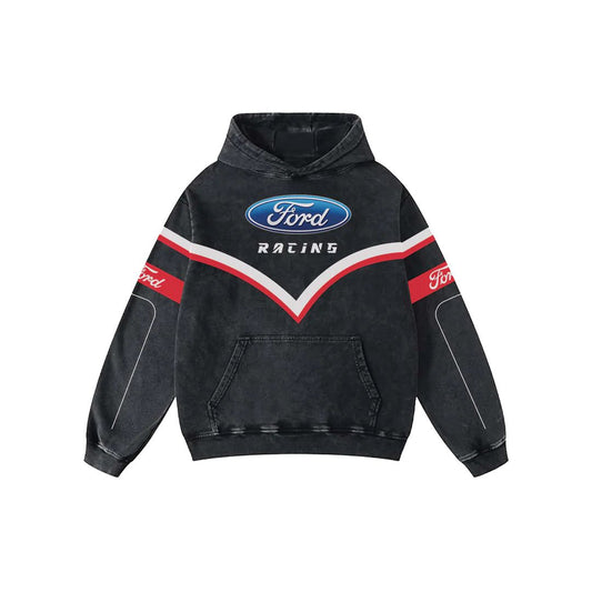 Ford racing Aesthetic Hoodie – 360 GSM Heavyweight (Front & Back Statement Prints)