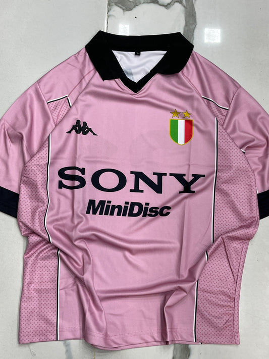 Pink collared oversized italy jersey