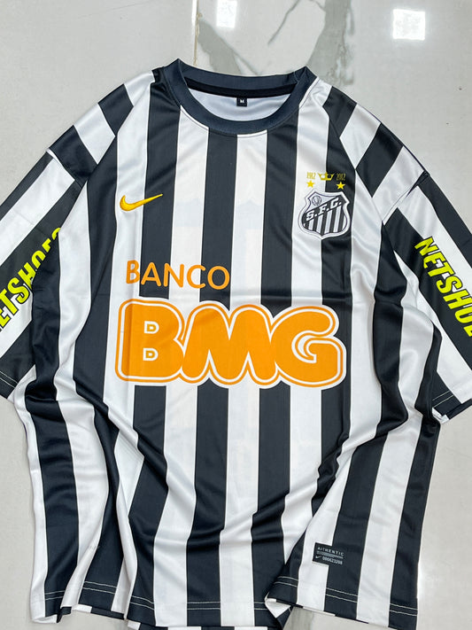 Oversized embroidered Neymar home jersey