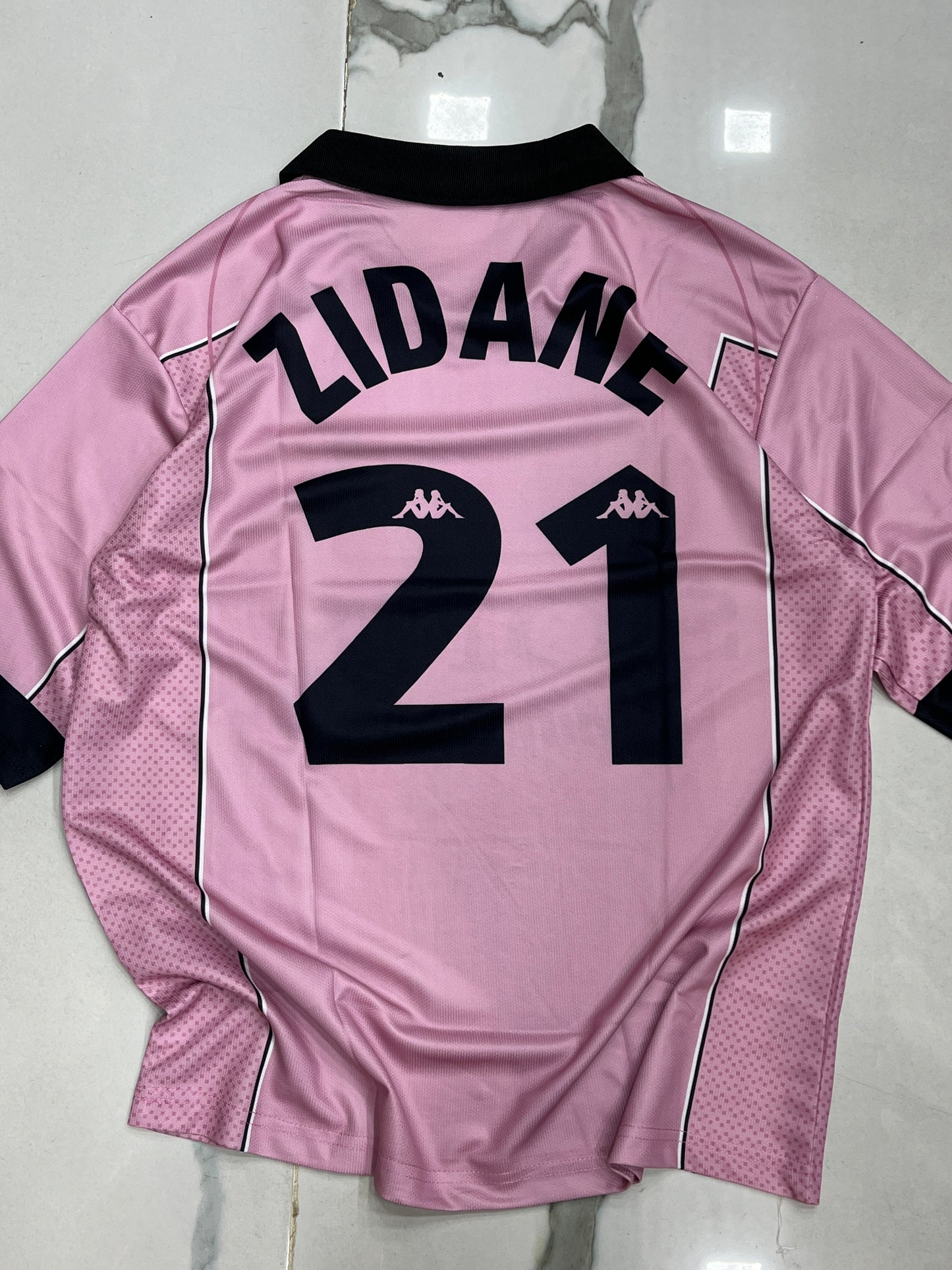 Pink collared oversized italy jersey