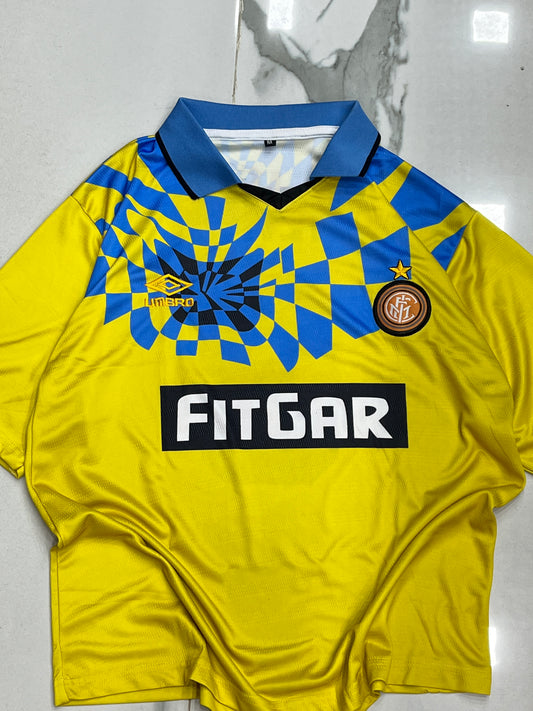 Inter milan vintage collar jersey