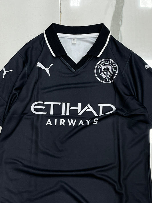 Black man city collar jersey