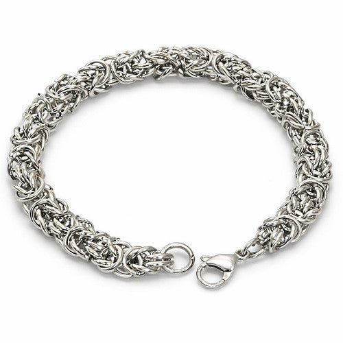 STAINLESS STEEL TEXTURED BRACELET