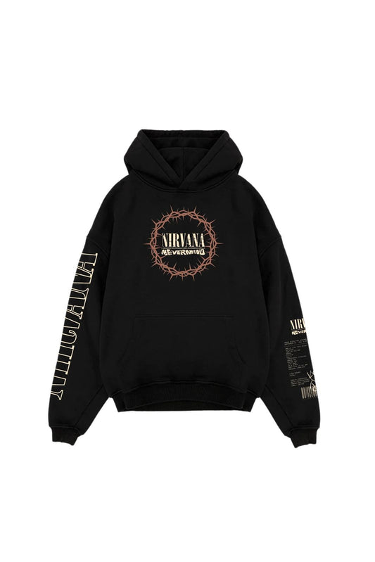 Nirvana Aesthetic Hoodie – 360 GSM Heavyweight (Front & Back Statement Prints)