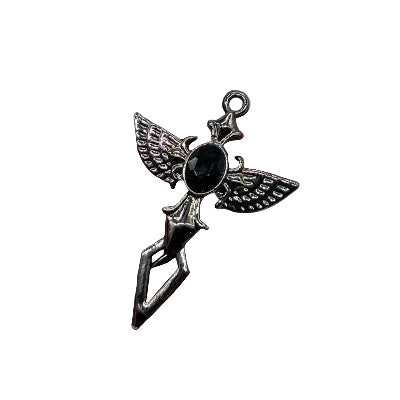 Wing gothic pendant with chain