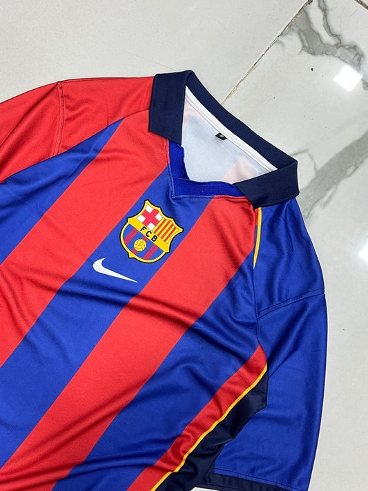 Vintage oversized barca collar jersey