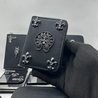 Chrome heart, Leather Wallet For Cards And Cash