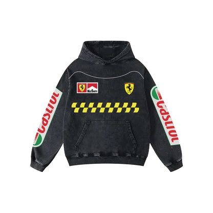 Marlboro x ferrari Aesthetic Hoodie – 360 GSM Heavyweight (Front & Back Statement Prints)