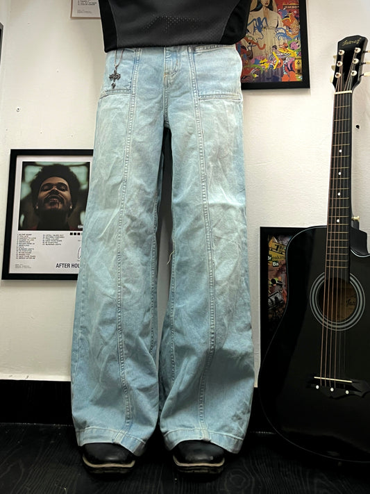 Light blue perfect baggy denim