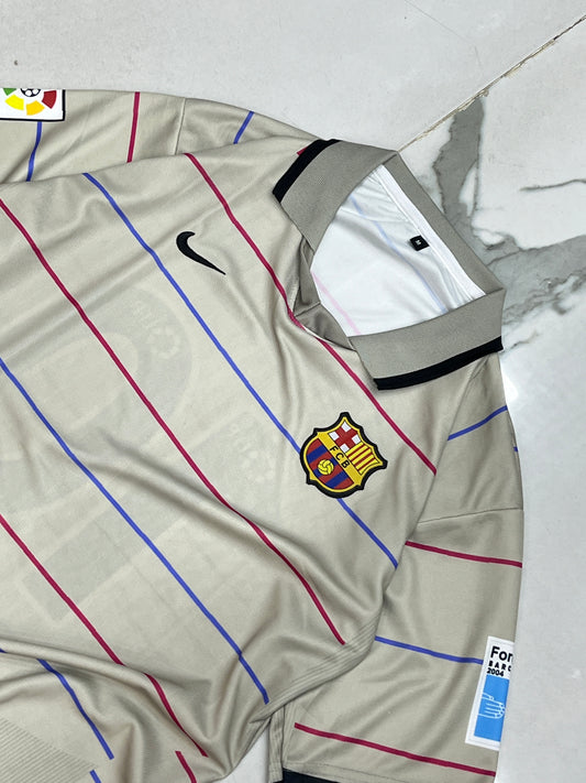 Aesthetic embroidery barca collar jersey