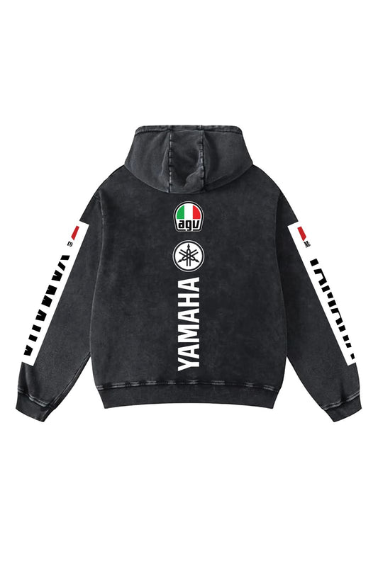 Marlboro yamaha Aesthetic Hoodie – 360 GSM Heavyweight (Front & Back Statement Prints)