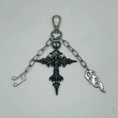 Aesthetic trio jeans key chain