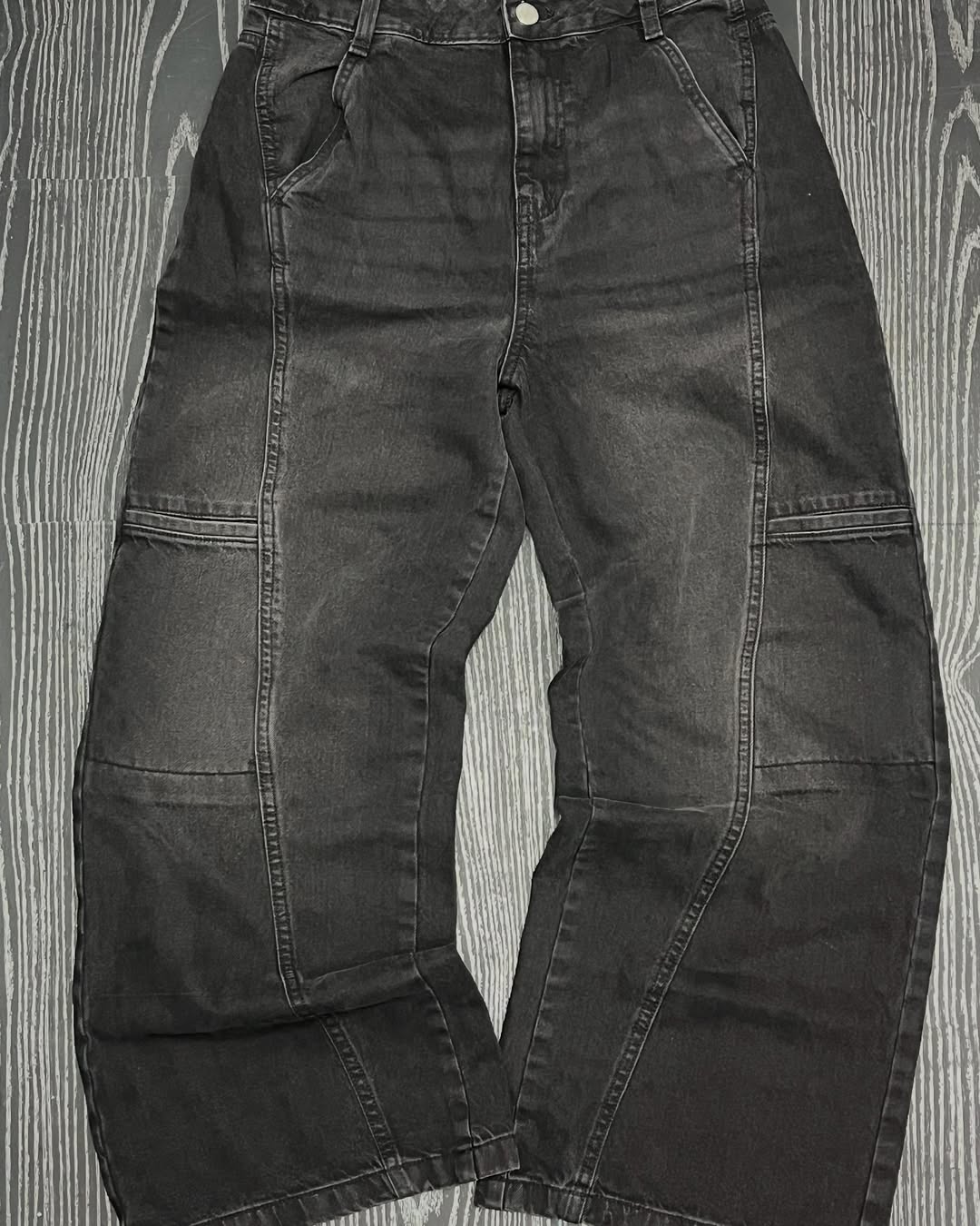 Zudio black baggy jeans