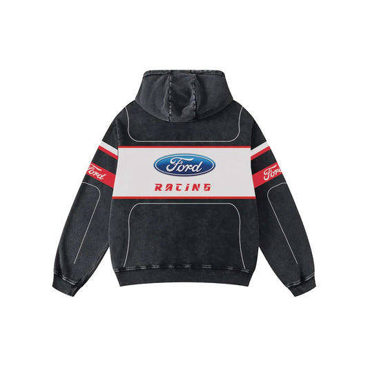 Ford racing Aesthetic Hoodie – 360 GSM Heavyweight (Front & Back Statement Prints)