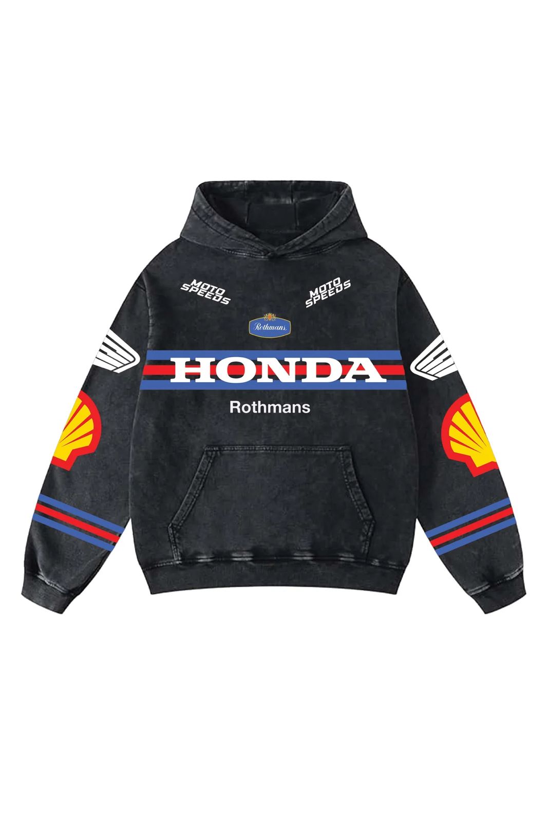 Rothmans honda Aesthetic Hoodie – 360 GSM Heavyweight (Front & Back Statement Prints)
