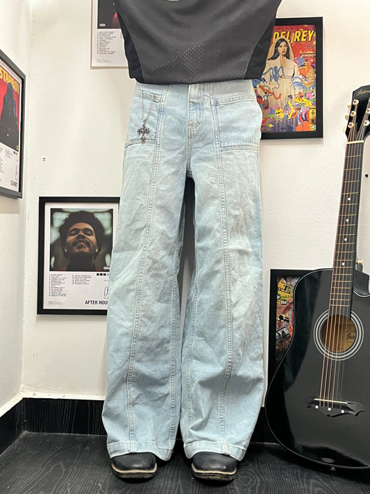 Light blue perfect baggy denim