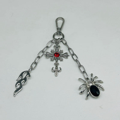 Aesthetic trio jeans key chain