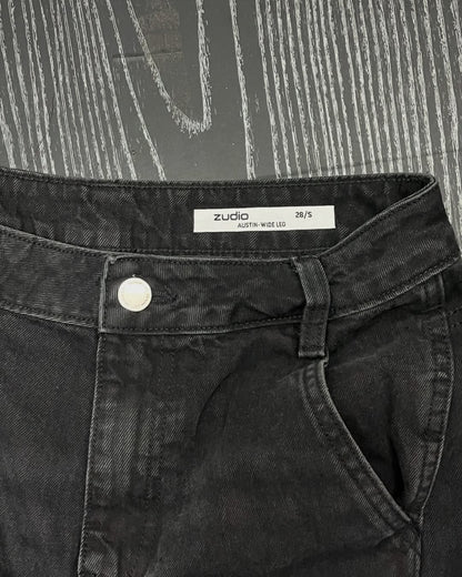 Zudio black baggy jeans