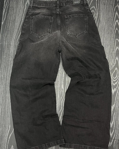 Zudio black baggy jeans