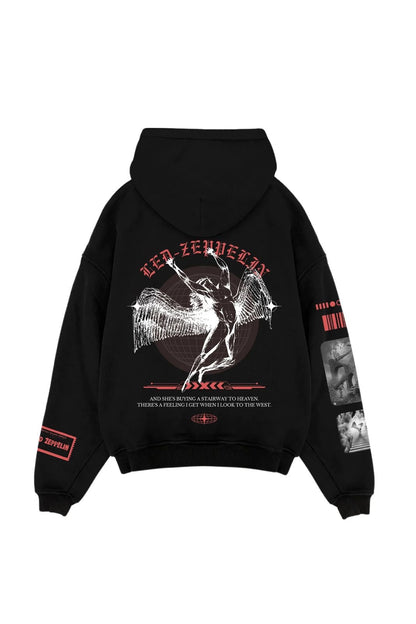 Led Aesthetic Hoodie – 360 GSM Heavyweight (Front & Back Statement Prints)