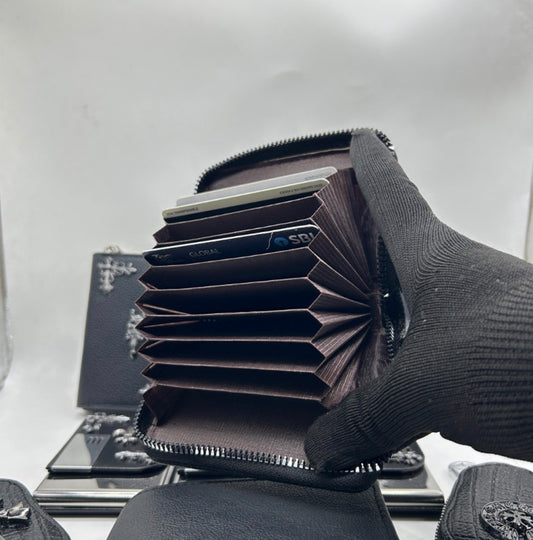 Chrome heart, Leather Wallet For Cards And Cash