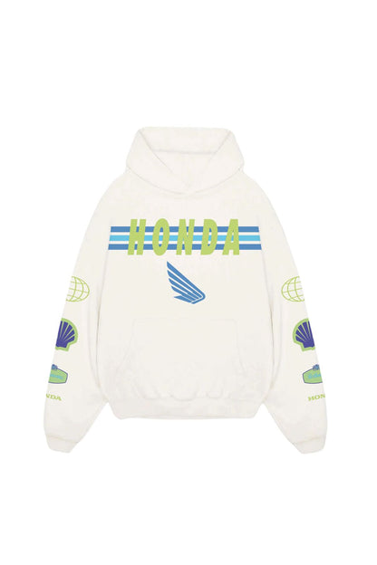 Honda racing Aesthetic Hoodie – 360 GSM Heavyweight (Front & Back Statement Prints)