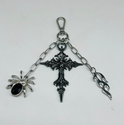 Aesthetic trio jeans key chain